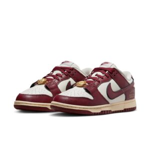 Women's Nike Dunk Low SE DV1160-101 Sneaker 6 White Brown Leather Lifestyle Shoes