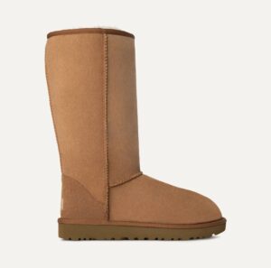 Women's Classic Tall Sheepskin Boots In Chestnut