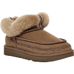 Women's Classic Ultra Mini Alpine Ankle Boots In Brown
