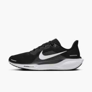 Women's Air Zoom Pegasus 41 Running Shoes In Black/ White/ Anthracite