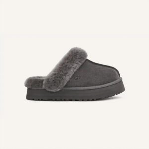 Women's Disquette Slippers In Charcoal