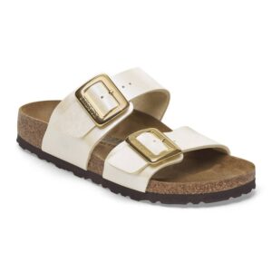Women's Sydney Cushion Buckle Sandal In Pearl