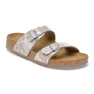 Women's Sydney Sandal In Washed Metallic Silver