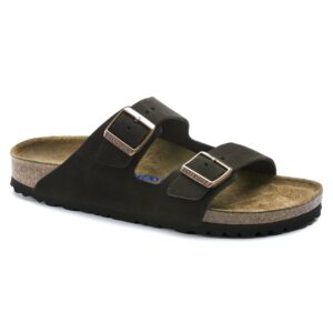 Women's Arizona Soft Footbed Sandal In Mocha Suede