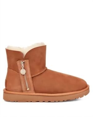 Women's Bailey Zip Mini Boot In Chesnut