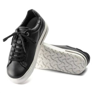 Women's Bend Low Leather Sneakers In Black