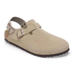Women's Tokio Ii Suede Clogs In Taupe