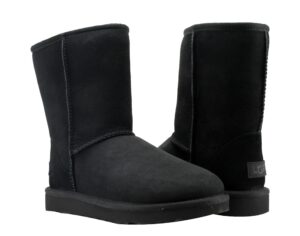 Women's UGG Australia Classic Short II Black Boots 1016223-BLK