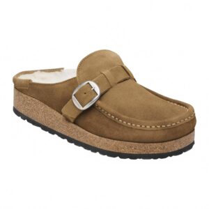Women's Buckley Suede Leather Clog In Tea