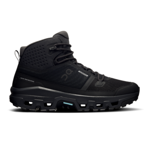 On Running Men's Cloudrock Mid Waterproof Shoes - Black / Black