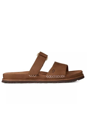 Women's Goldengaze Slide Sandal In Dark Chestnut