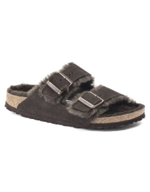 Unisex Arizona Shearling Sandals In Mocha