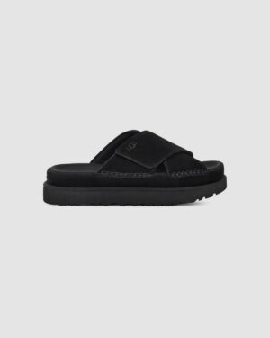 Women's Goldenstar Cross Slide In Black