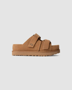 Women's Goldenstar Hi Slide Sandal In Chestnut