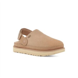 Women's Goldenstar Suede Clog In Sand