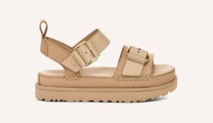 Women's Goldenstar Villa Sandal In Mustard Seed
