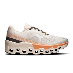 On Running Women's Cloudmonster 2 Shoes - Ivory / Tangerine