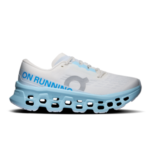 On Running Women's Cloudmonster 3 Shoes - Ivory / Topaz