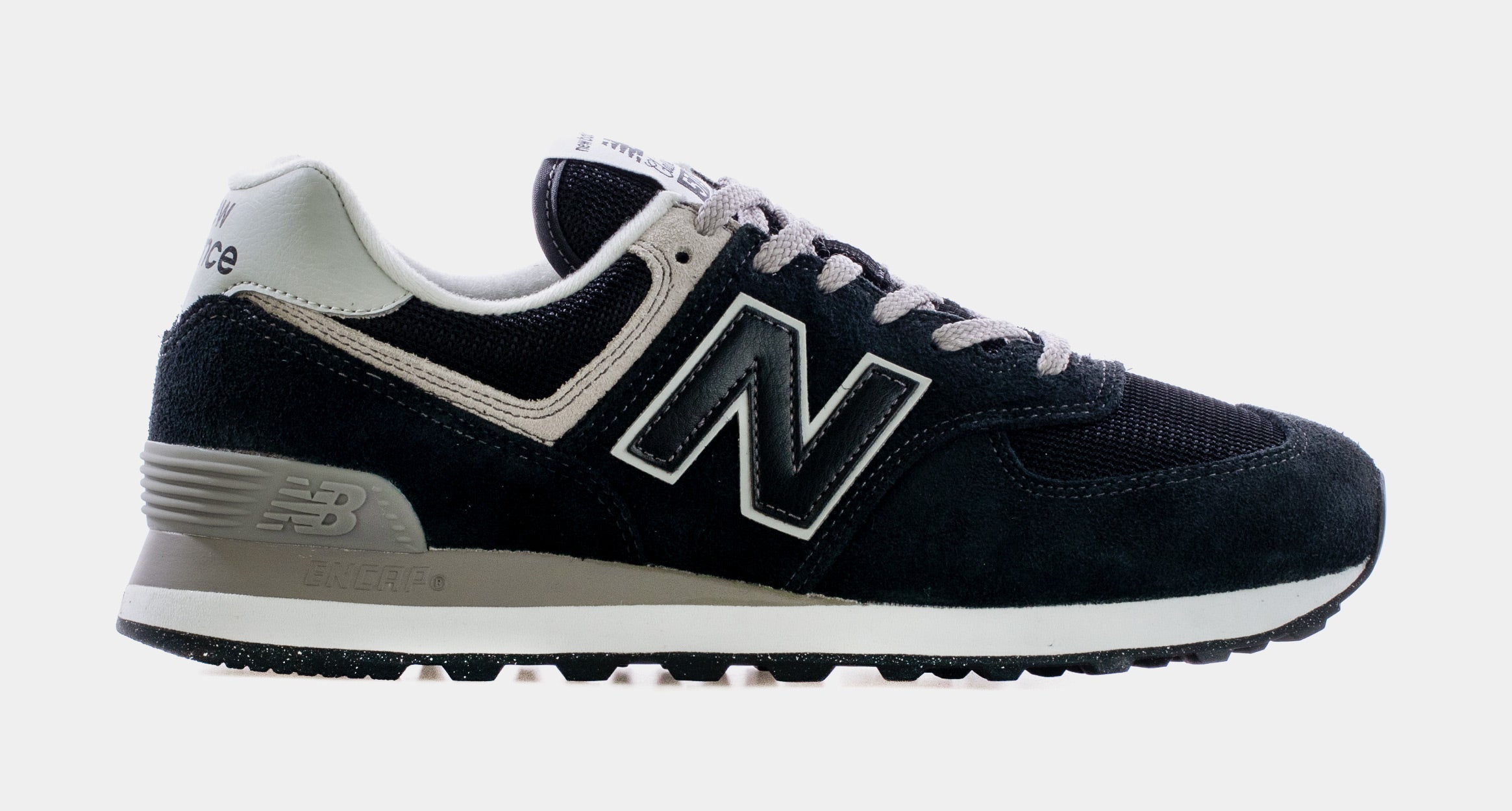 574 Core Mens Lifestyle Shoes (Black/Grey)
