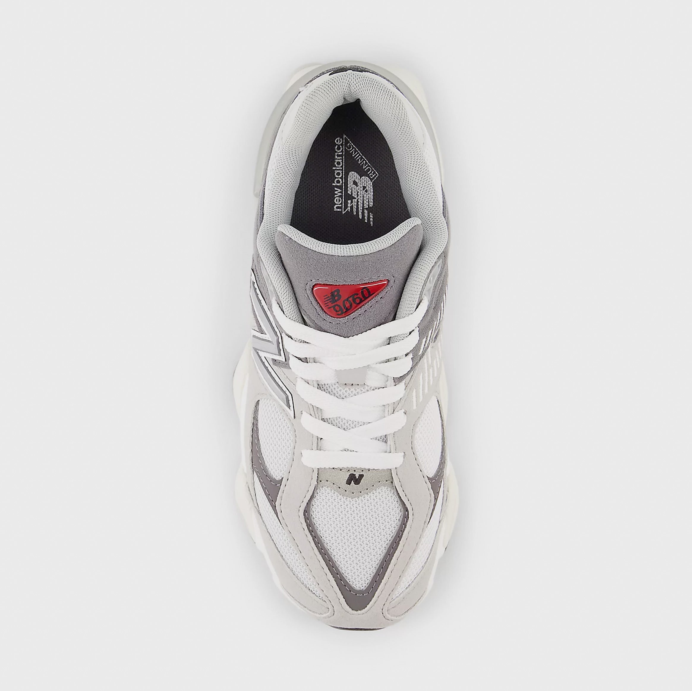 9060 Grade School Lifestyle Shoes (Grey/White) - Image 3