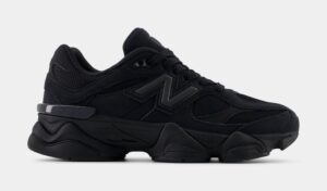 9060 Grade School Lifestyle Shoes (Triple Black)