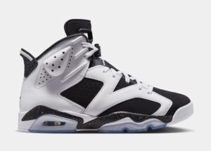 Air Jordan 6 Retro Black And White Mens Lifestyle Shoes (White/Black)
