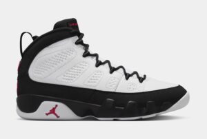 Air Jordan 9 Retro Space Jam Mens Lifestyle Shoes (White/True Red/Black)