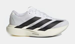 Adizero Evo SL Grade School Running Shoes (Cloud White/Cloud Black/Cloud White)