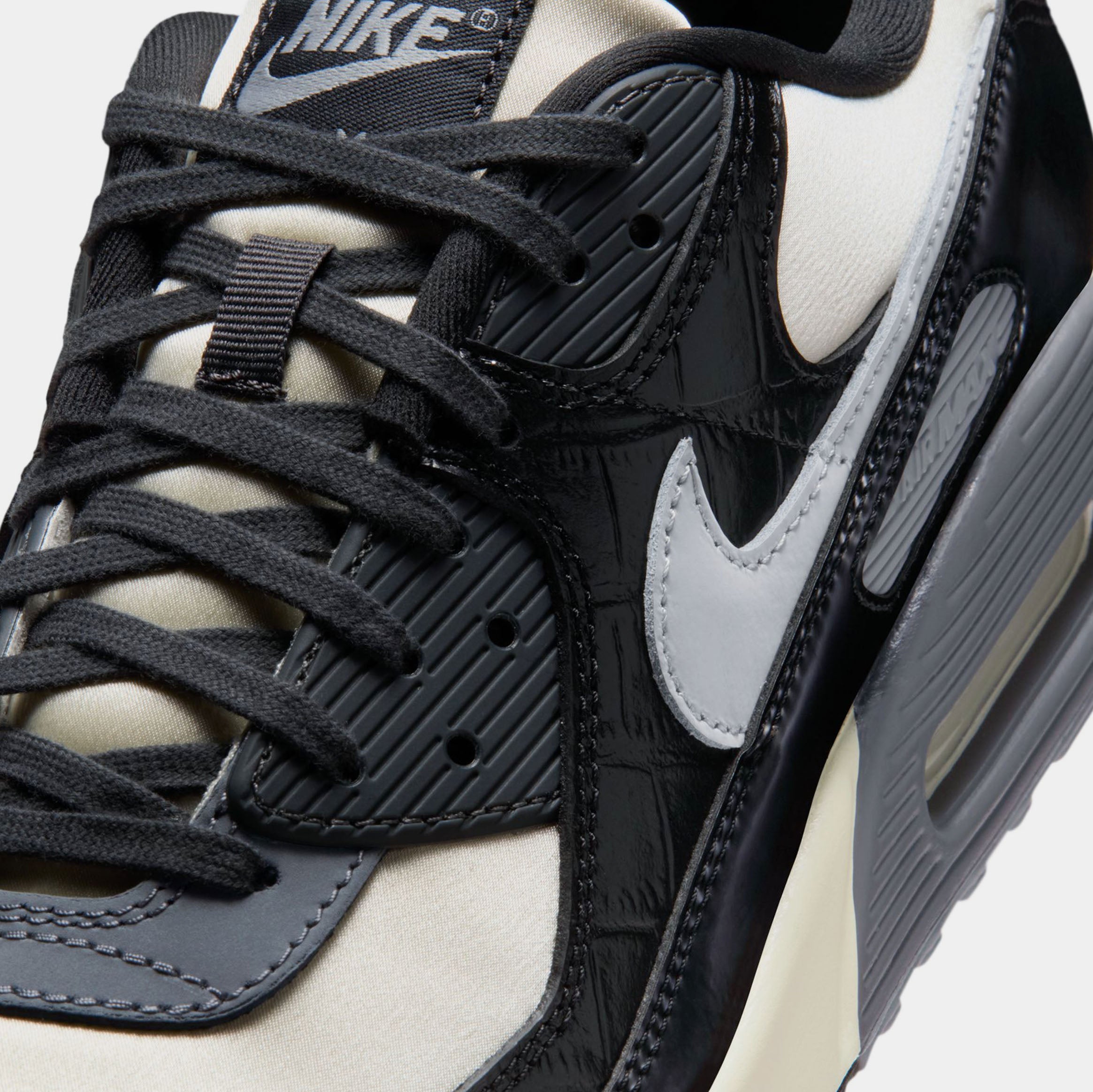 Air Max 90 Coconut Milk And Black Mens Lifestyle Shoes (Sail/Light Smoke Grey/Black/Anthracite) - Image 5