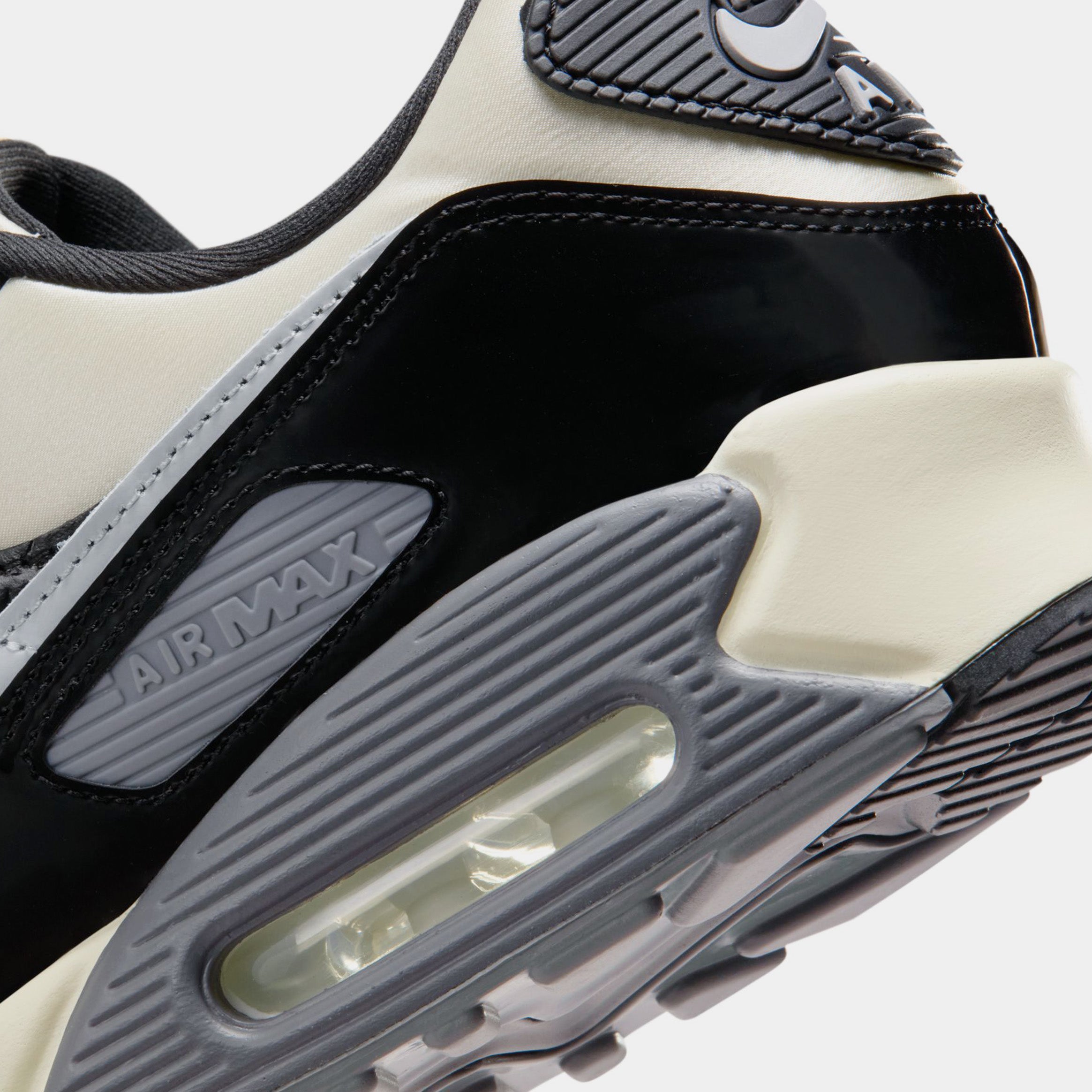 Air Max 90 Coconut Milk And Black Mens Lifestyle Shoes (Sail/Light Smoke Grey/Black/Anthracite) - Image 6