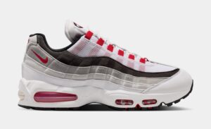 Air Max 95 Big Bubble Comet Red Mens Running Shoes (White/Comet Red/Nuetral Grey/Medium Grey/Black)