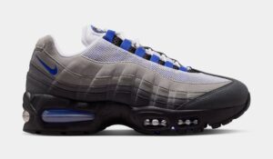 Air Max 95 Big Bubble Old Royal Womens Running Shoes (Black/White/Medium Grey/Old Royal)