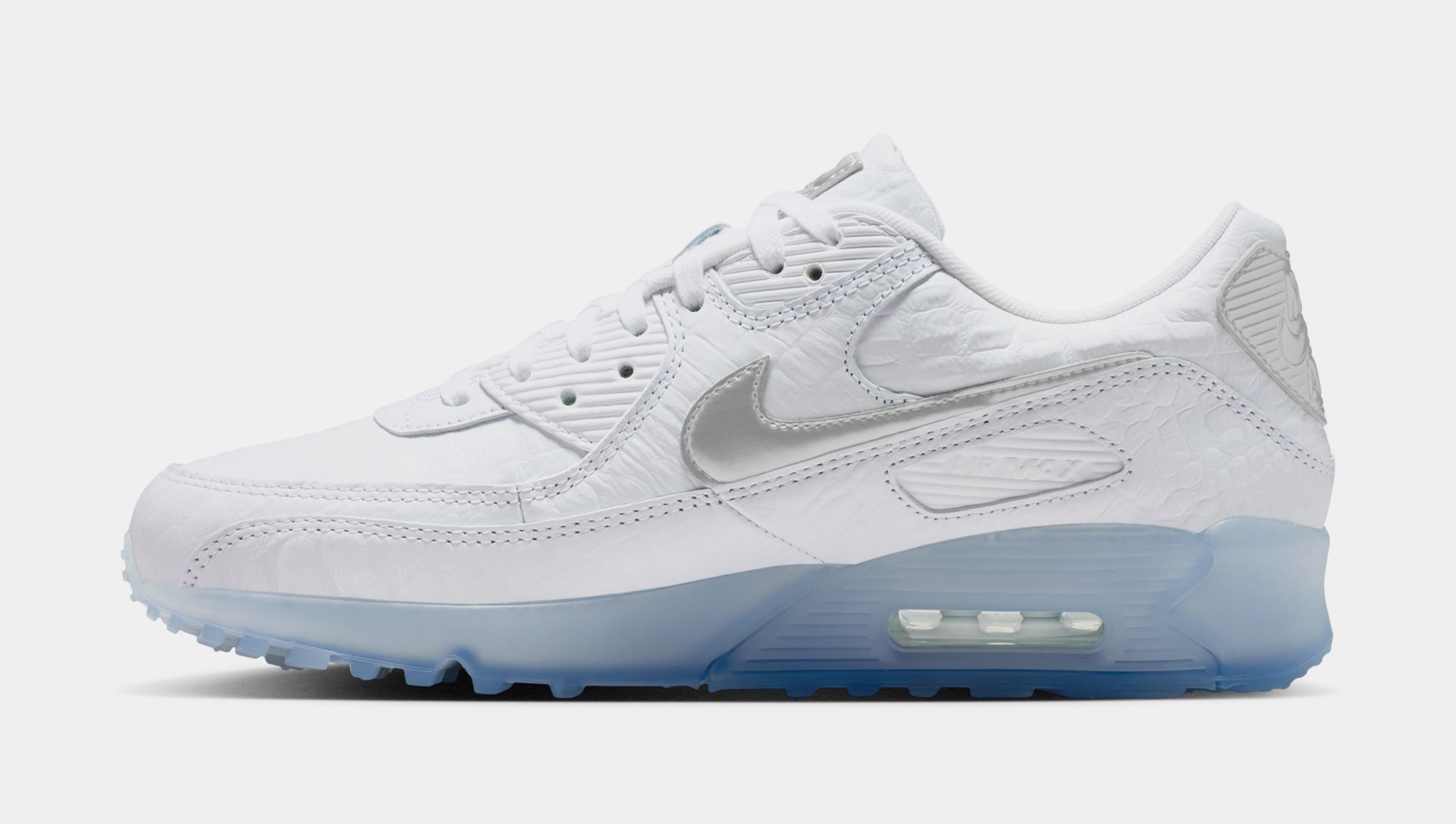 Air Max Terrascape 90 Mens Running Shoes (White/Chrome/Blue Tint/Pure Platinum) - Image 3
