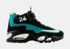 Air Griffey Max 1 Black And Freshwater Mens Basketball Shoes (Black/Freshwater/White/Varsity Red)