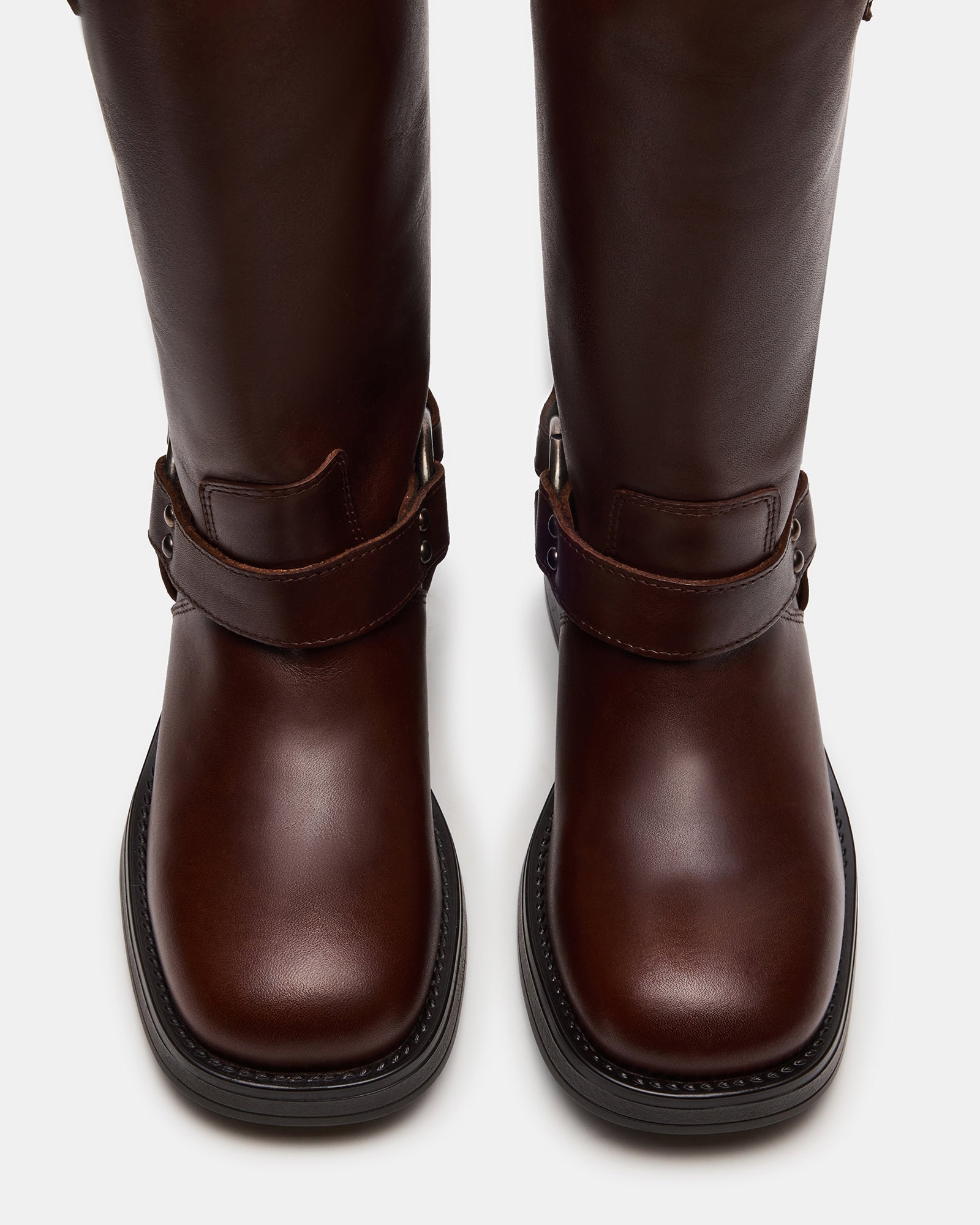 ASTOR BROWN LEATHER WIDE CALF - Image 4
