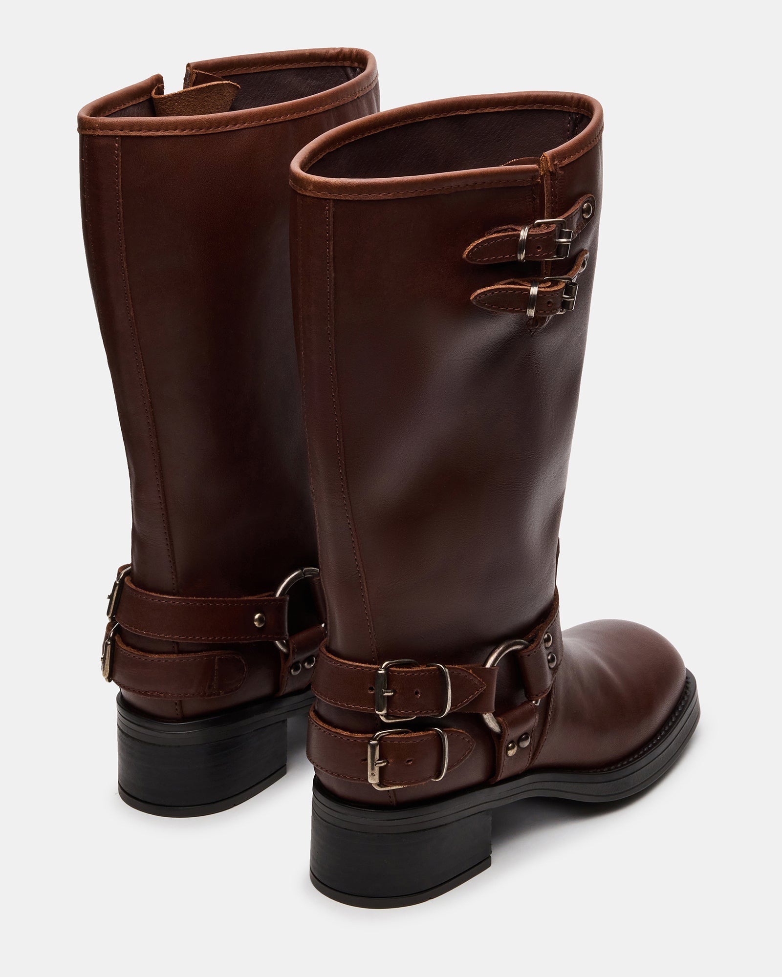 ASTOR BROWN LEATHER WIDE CALF - Image 5
