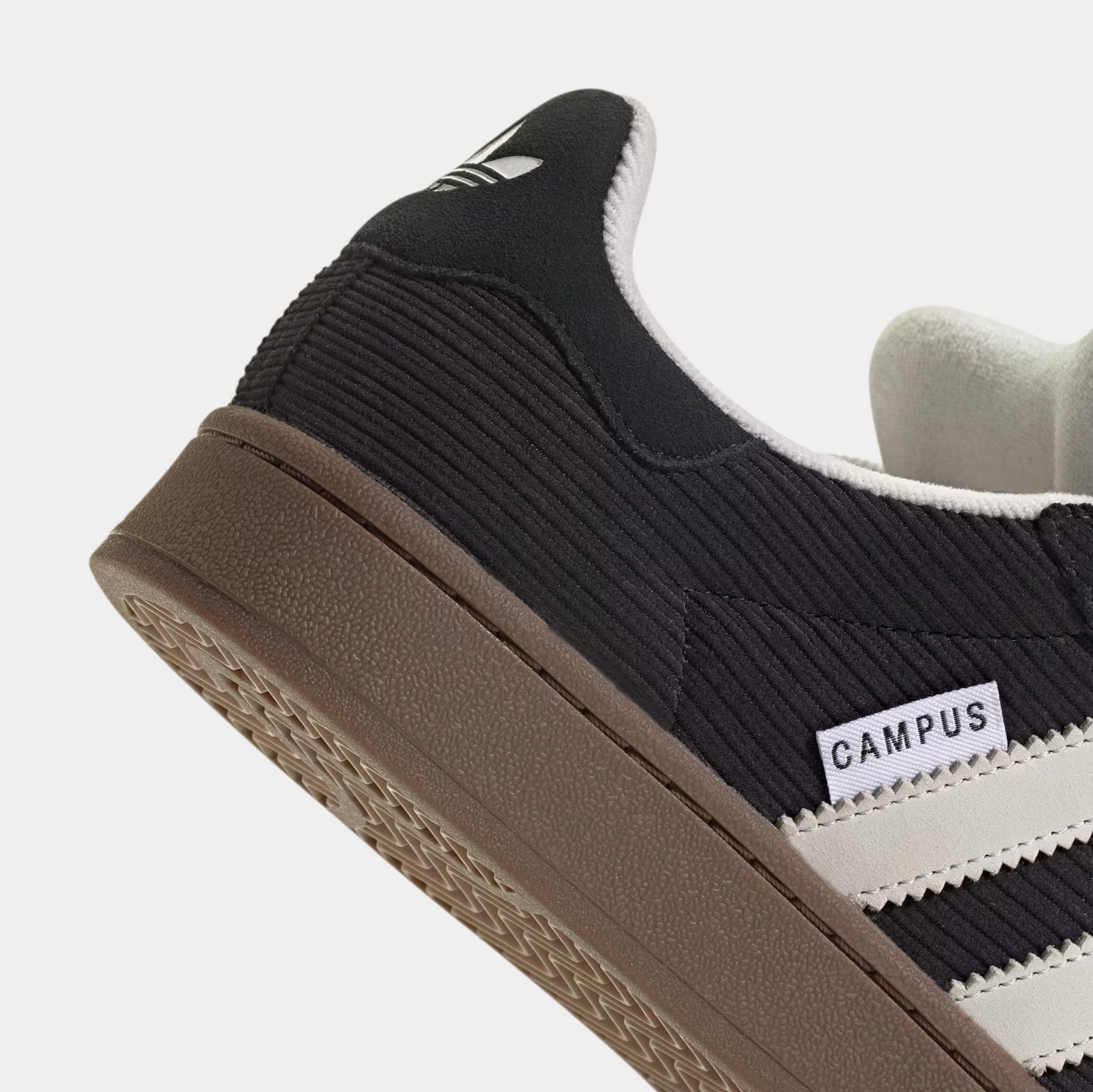 Campus 00s Mens Lifestyle Shoes (Core Black/White/Gum) - Image 3