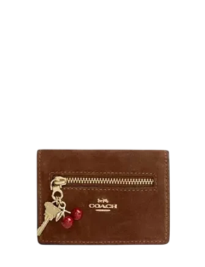 Coach Card Case With Charms