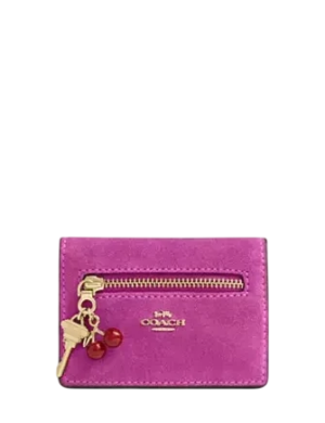 Coach Card Case With Charms