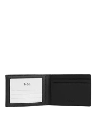 Coach Compact Billfold Wallet In Signature Canvas - Image 3