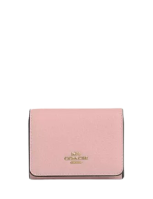 Coach Card Holder Wallet In Signature Canvas
