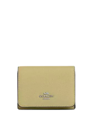 Coach Card Holder Wallet In Signature Canvas