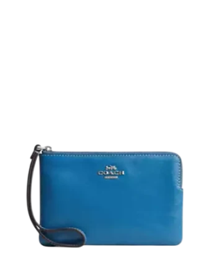Coach Corner Zip Wristlet