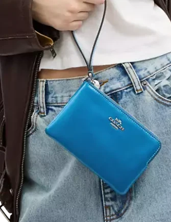 Coach Corner Zip Wristlet - Image 3