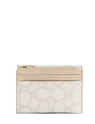 Coach Card Holder Wallet In Sketch Signature Canvas - Image 3