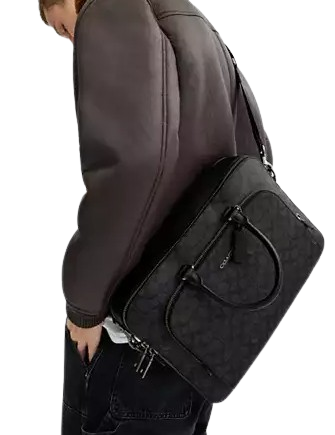 Coach Ethan Brief In Signature Canvas - Image 2