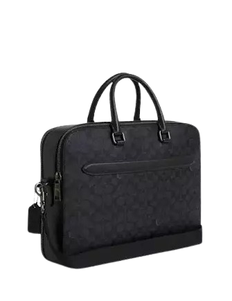 Coach Ethan Brief In Signature Canvas - Image 3
