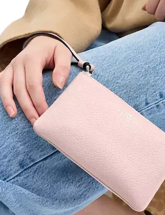Coach Corner Zip Wristlet - Image 2