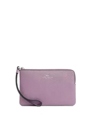 Coach Corner Zip Wristlet