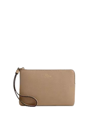 Coach Corner Zip Wristlet